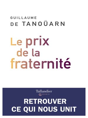 cover image of Le Prix de la fraternité